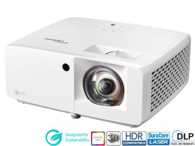 Optoma ZH450ST Projector - 4200 Lumens, 16:9 Full HD 1080p, 0.496:1 Throw Ratio - Short Throw Laser Lamp-Free Eco-Friendly Ultra-Compact