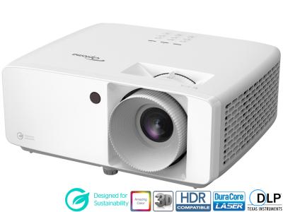 Optoma ZH462 Projector - 5000 Lumens, 16:9 Full HD 1080p, 1.13-1.47:1 Throw Ratio - Laser Lamp-Free Eco-Friendly Ultra-Compact