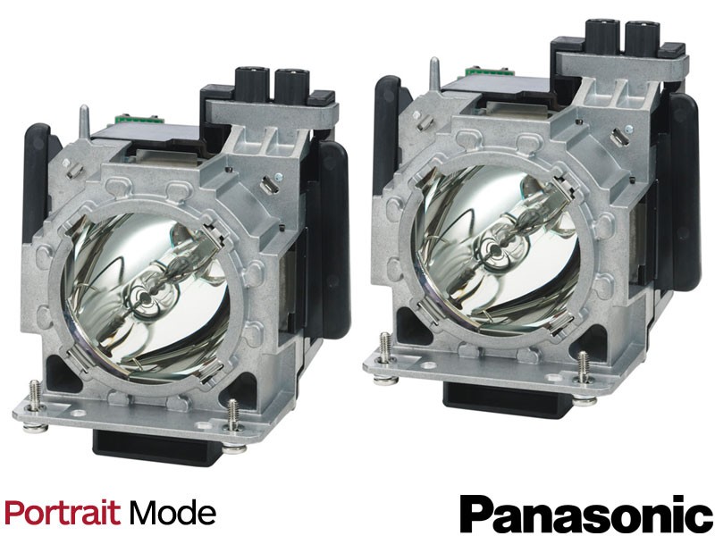Genuine Panasonic ET-LAD320PW Portrait Dual Pack Projector Lamp to fit PT-DZ13K Projector
