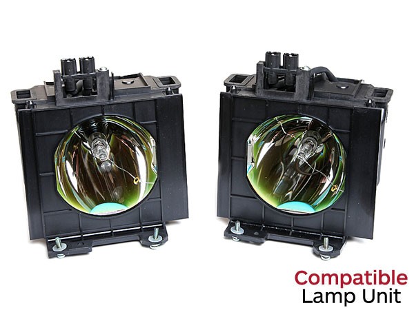 Compatible ET-LAD55LW-COM Panasonic PT-L5500 Eco Dual Pack Projector Lamp