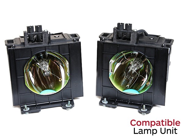 Compatible ET-LAD55W-COM Panasonic PT-D5600L Dual Pack Projector Lamp