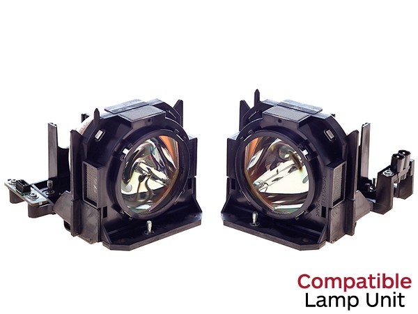 Compatible ET-LAD60AW-COM Panasonic PT-DW730ELS Dual Pack Projector Lamp
