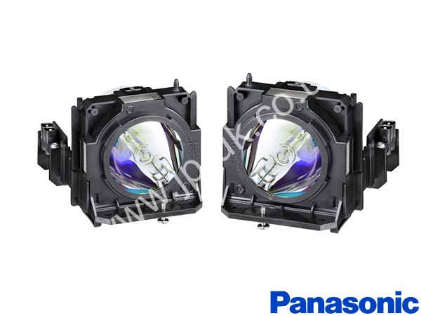 Genuine Panasonic ET-LAD70AW Dual Pack Projector Lamp to fit PT-DZ780 Projector