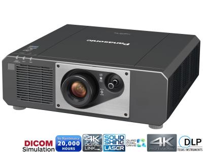 Panasonic PT-FRQ50B Black Projector - 5200 Lumens, 16:9 4K UHD, 1.46-2.93:1 Throw Ratio - Laser Lamp-Free Installation