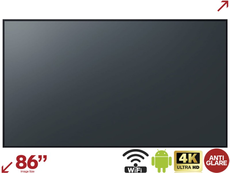 Panasonic TH-86CQE2W 86” 4K Smart Large Format Digital Signage Display
