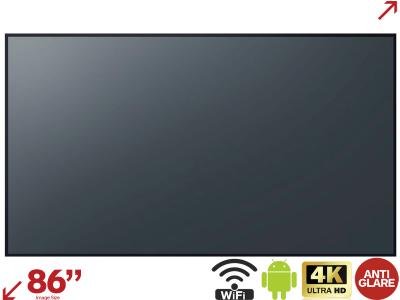 Panasonic TH-86SQE2W 86” 4K Android Professional Display