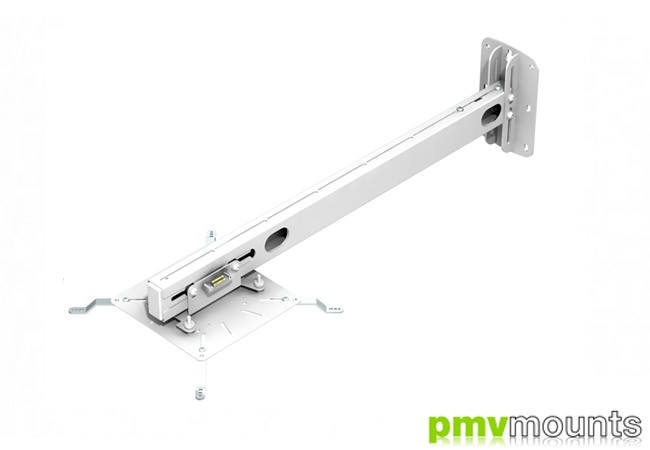 PMVMounts SVPMST0001 Universal 0.7m - 1.4m Short Throw Projector Wall Mount Kit