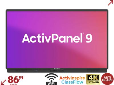 Promethean ActivPanel 9 86” Interactive Touchscreen - AP9-A86-EU-1