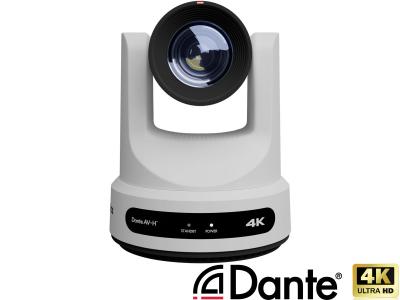 PTZOptics PT20X-4K-WH 20x Link 4K Auto-Tracking PTZ Camera with Dante AV-H™ in White - 20x