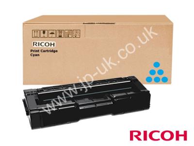 Genuine Ricoh 406349 / 406333 Cyan Toner Cartridge to fit Ricoh Colour Laser Printer 
