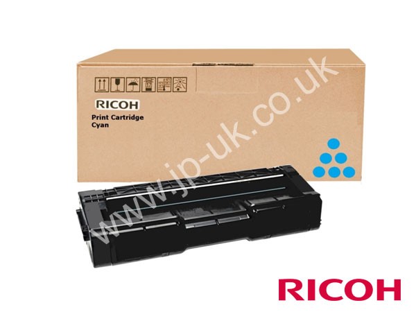 Genuine Ricoh 406480 / 406492 Hi-Cap Cyan Toner Cartridge to fit SPC312DN Colour Laser Printer 