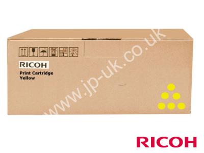Genuine Ricoh 407534 Yellow Toner Cartridge to fit Ricoh Colour Laser Printer 