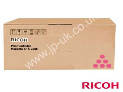 Genuine Ricoh 407545 Magenta Toner Cartridge to fit Ricoh Colour Laser Printer 