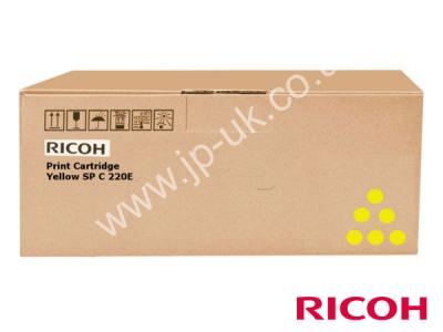 Genuine Ricoh 407546 Yellow Toner Cartridge to fit Ricoh Colour Laser Printer 