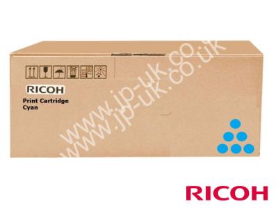 Genuine Ricoh 407717 Cyan Toner Cartridge to fit Ricoh Colour Laser Printer 