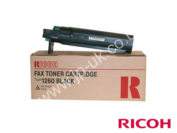 Genuine Ricoh 430351 Black Toner Cartridge Type 1260 to fit Ricoh Mono Laser Fax