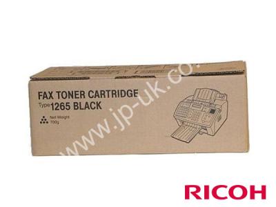 Genuine Ricoh 412638 / 430400 Black Toner Cartridge Type 1265 to fit Ricoh Mono Laser Fax