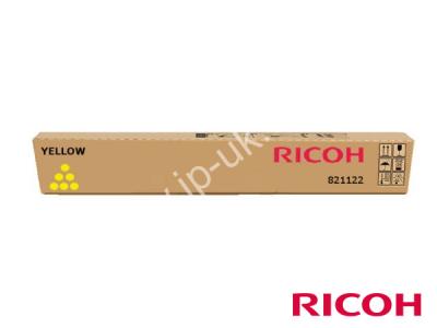 Genuine Ricoh 821186 Yellow Toner Cartridge to fit Ricoh Colour Laser Printer 