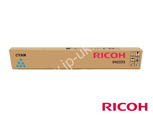 Genuine Ricoh 842033 Cyan Toner Cartridge to fit MPC2500 Colour Laser Printer 