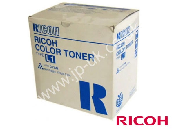 Genuine Ricoh 887908 Cyan Toner Cartridge Type L1 to fit Ricoh Colour Laser Printer 
