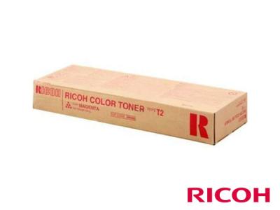 Genuine Ricoh 888485 Magenta Toner Cartridge Type T2 to fit Ricoh Colour Laser Printer 