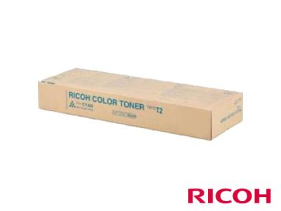 Genuine Ricoh 888486 Cyan Toner Cartridge Type T2 to fit Ricoh Colour Laser Printer 