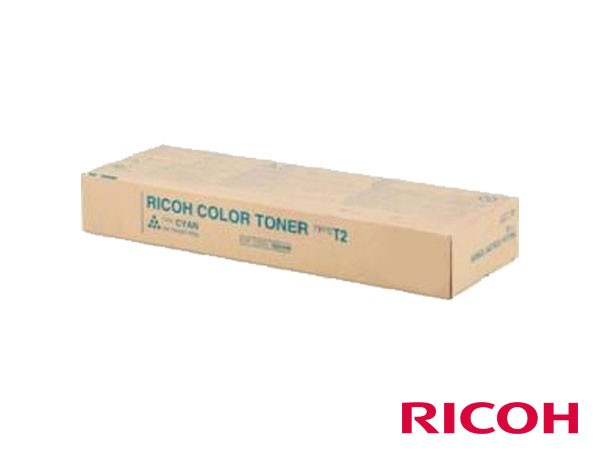 Genuine Ricoh 888486 Cyan Toner Cartridge Type T2 to fit Ricoh Colour Laser Printer 