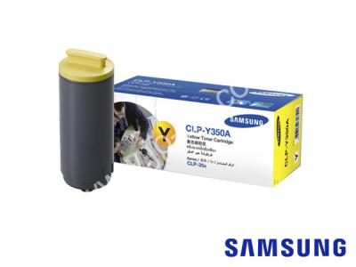Genuine Samsung CLP-Y350A Yellow Toner Cartridge to fit Colour Laser Samsung Printer