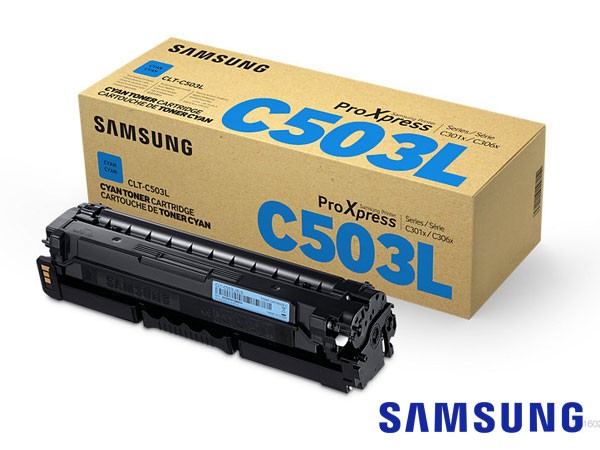 Genuine Samsung CLT-C503L/ELS / SU014A Cyan Toner Cartridge to fit Colour Laser Toner Cartridges Printer