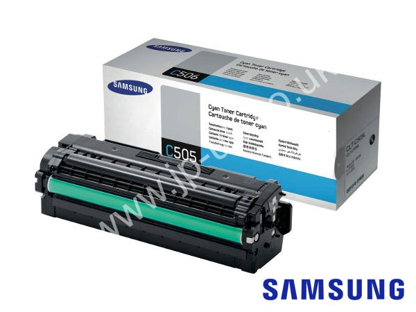 Genuine Samsung CLT-C505L/ELS / SU035A Cyan Toner Cartridge to fit Colour Laser Colour Laser Printers Printer
