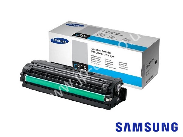 Genuine Samsung CLT-C506L / SU038A Hi-Cap Cyan Toner Cartridge to fit Colour Laser Colour Laser Printers Printer