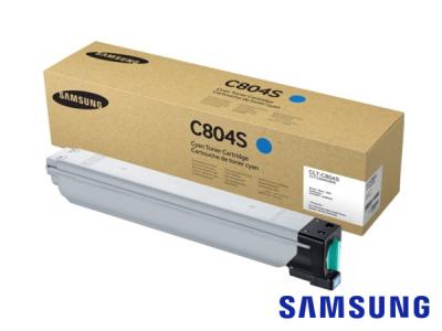 Genuine Samsung CLT-C804S/ELS / SS546A Cyan Toner Cartridge to fit Colour Laser Samsung Printer