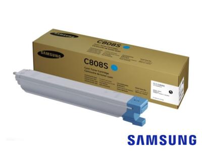 Genuine Samsung CLT-C808S/ELS / SS560A Cyan Toner Cartridge to fit Colour Laser Samsung Printer