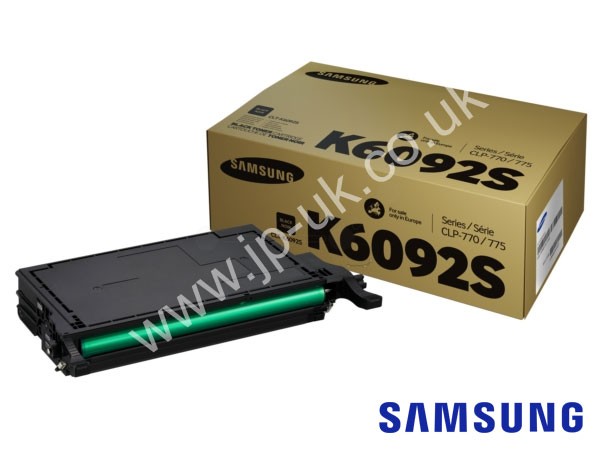 Genuine Samsung CLT-K6092S / SU216A Black Toner Cartridge to fit Colour Laser Colour Laser Printers Printer