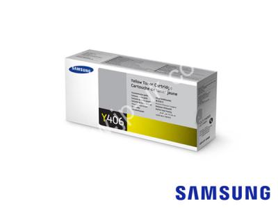 Genuine Samsung CLT-Y406S / SU462A Yellow Toner Cartridge to fit Colour Laser Samsung Printer