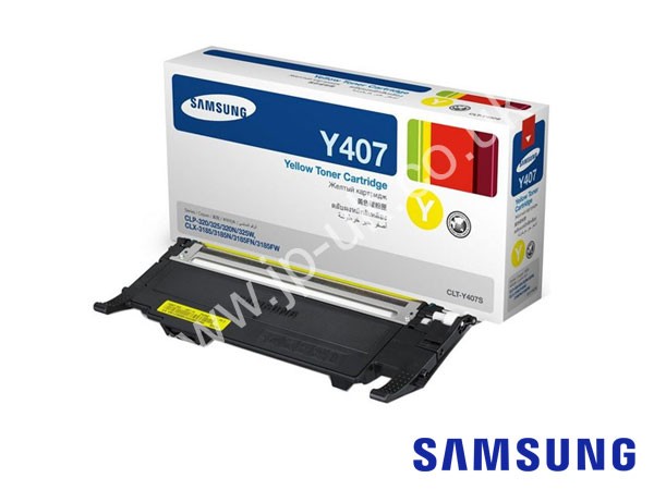 Genuine Samsung CLT-Y4072S / SU472A Yellow Toner Cartridge to fit Colour Laser Colour Laser Printers Printer