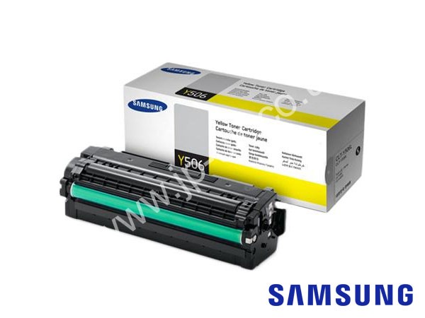 Genuine Samsung CLT-Y506L / SU515A Hi-Cap Yellow Toner Cartridge to fit Colour Laser Colour Laser Printers Printer