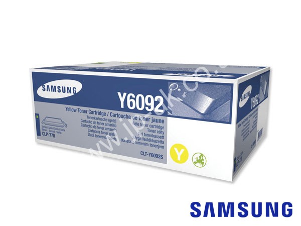 Genuine Samsung CLT-Y6092S / SU559A Yellow Toner Cartridge to fit Colour Laser CLP-770ND Printer
