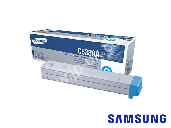 Genuine Samsung CLX-C8380A / SU575A Cyan Toner Cartridge to fit Colour Laser CLX-8380ND Printer