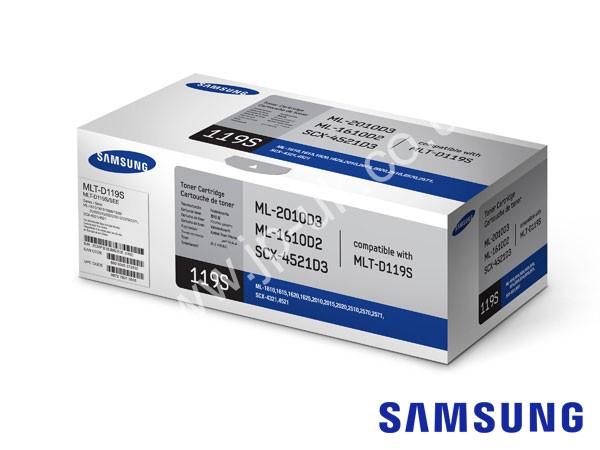 Genuine Samsung MLT-D119S / SU863A Black Toner Cartridge to fit Laser ML-2570 Printer