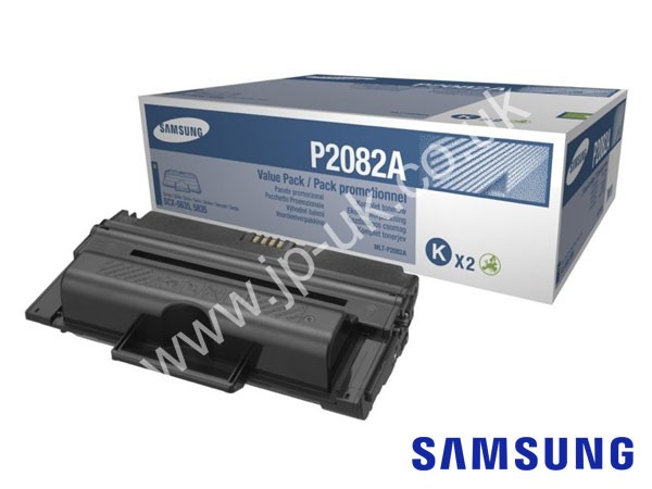 Genuine Samsung MLT-P2082A / SV127A Hi-Cap Black Toner Cartridge Twin Pack to fit Laser Toner Cartridges Printer