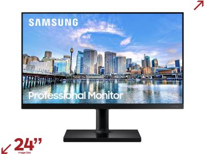 Samsung T45F / LF24T450FQRXXU 24" 16:9 Full HD IPS Monitor