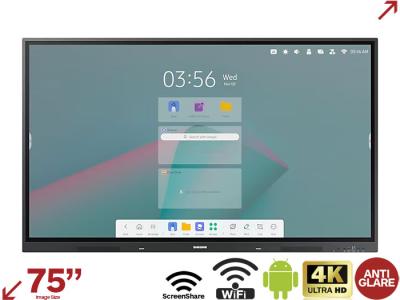 Samsung WA75C 75” Interactive 4K UHD E-Board Business Touchscreen with Android