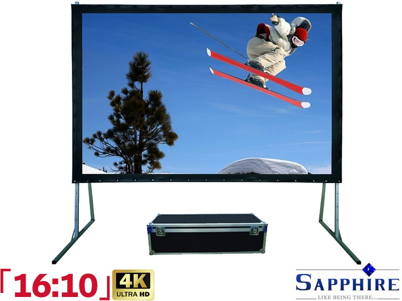 Sapphire 16:10 Ratio 243.8 x 152.3cm Rapidfold Screen - SFFS244FR10 - Front Projection