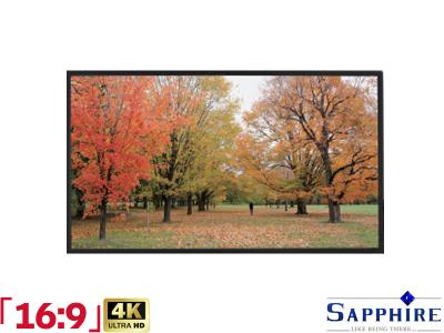 Sapphire 16:9 Ratio 203.7 x 114.5cm Slim Bezel Fixed Frame Projector Screen - SFSC203-SB