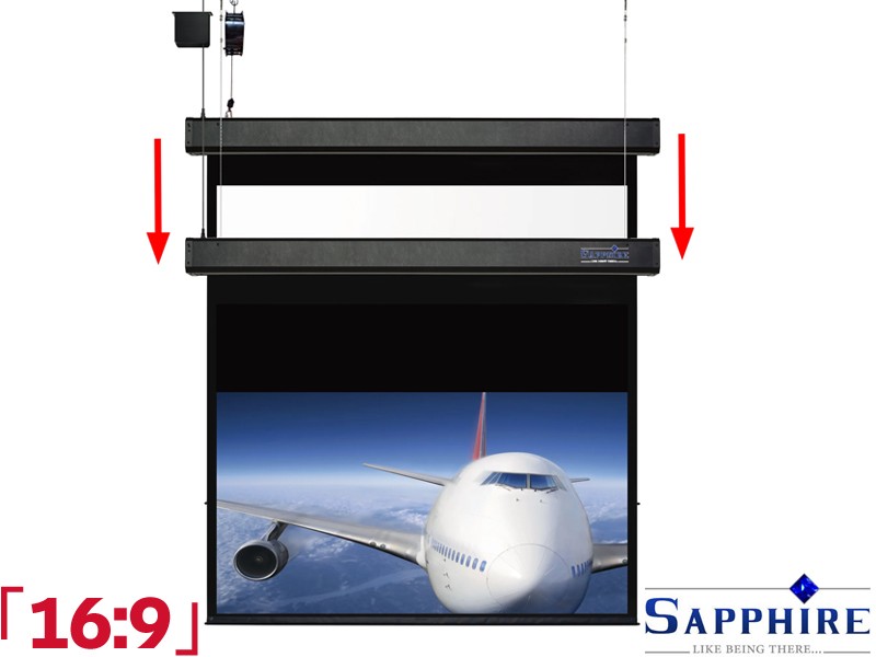 Sapphire 16:9 Ratio 203 x 114.5cm Smart Move Projector Screen - SSM200RADWSF