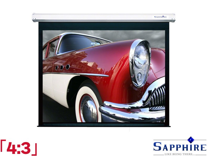 Sapphire 4:3 Ratio 449.1 x 336.8cm Large Electric RF Projector Screen - SEWS450BV