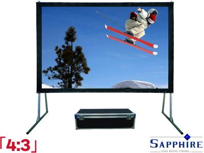 Sapphire 4:3 Ratio 508 x 381cm Rapidfold Screen - SFFS508RP - Rear Projection