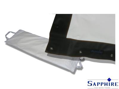 Additional Sapphire 16:9 Ratio 304.8 x 171.5cm Rapidfold Front Projection Fabric - SFFS305FR-WSF-Fabric