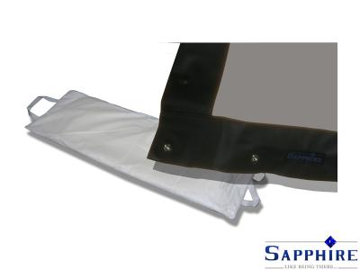 Additional Sapphire 4:3 Ratio 243.8 x 182.8cm Rapidfold Rear Projection Fabric - SFFS244RP-Fabric